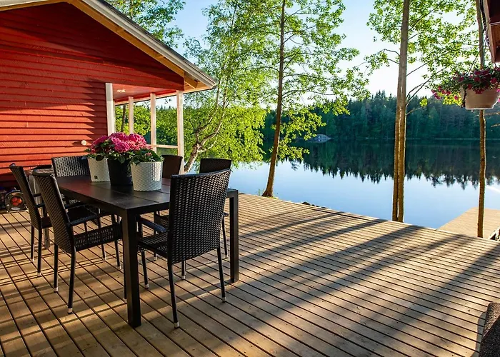 Domek alpejski Lingonberry Pieni Moekki Saunalla *